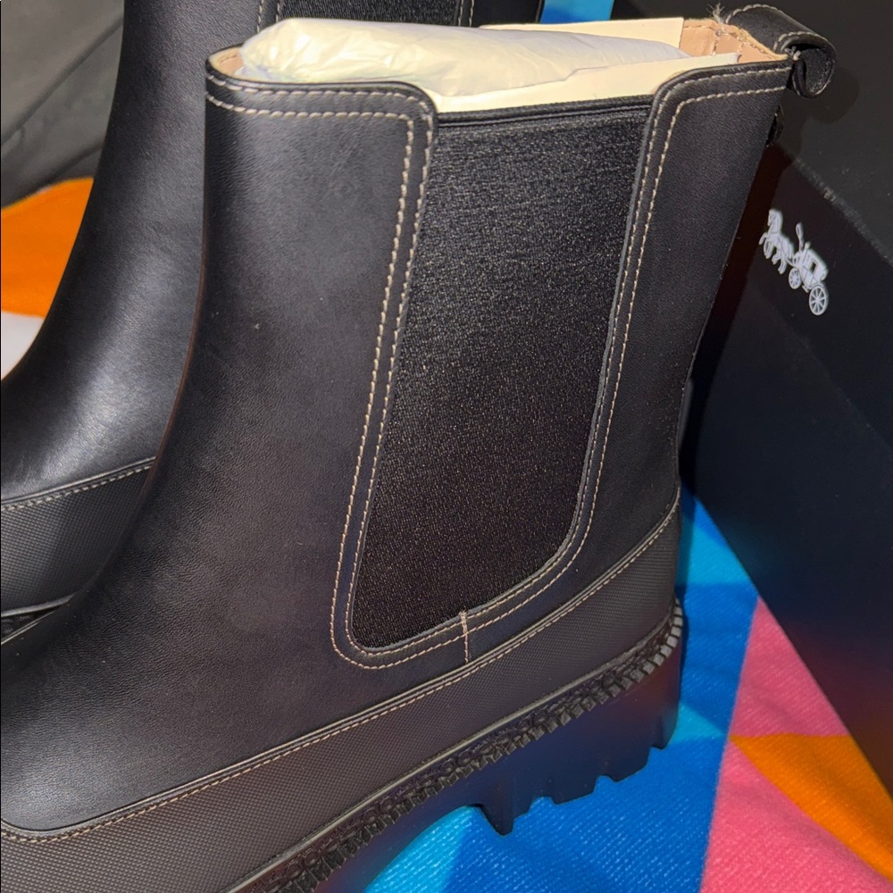 Coach Black pull on Jayla Booties for Women 11B - Picture 5 of 10
